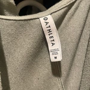 Light greenish ATHLETA slip robe